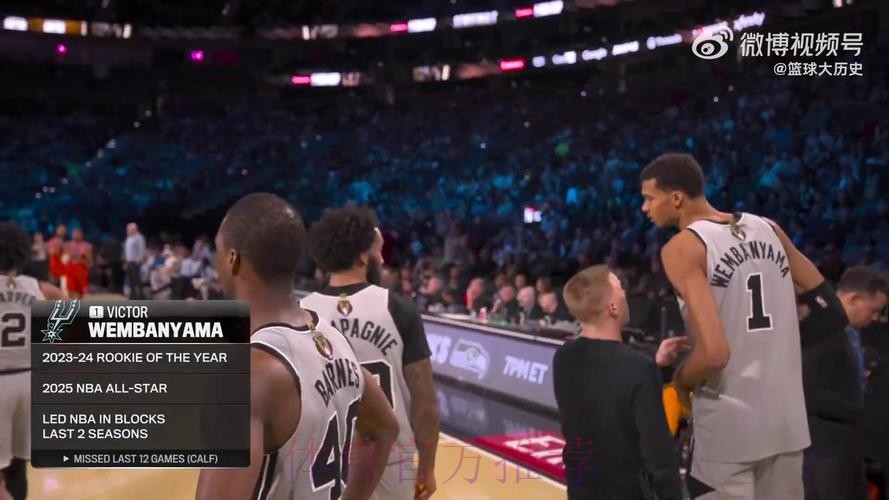 常规赛1月14日：马刺VS雷霆 文班亚马集锦